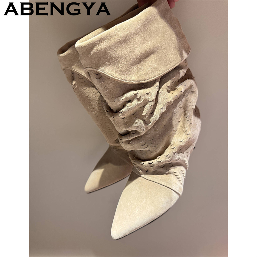 Winter Ethnic Fashion For Women - Kadınlar İçin Orta Boy Kısa Botlar