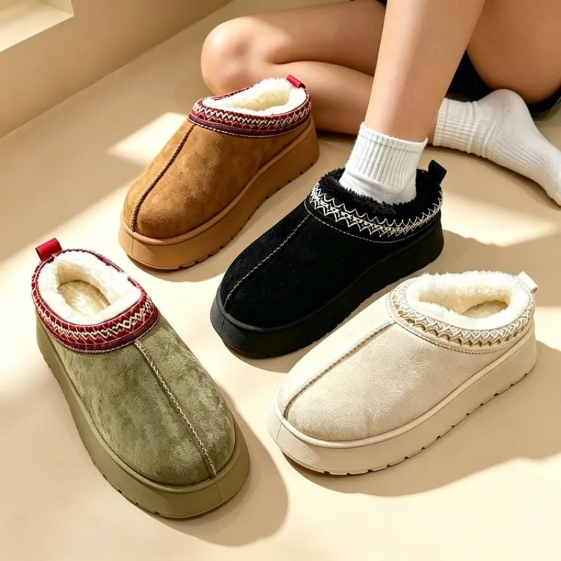 Winter Ethnic Fashion For Women - Kadınlar için Yeni Moda Tüylü Platform