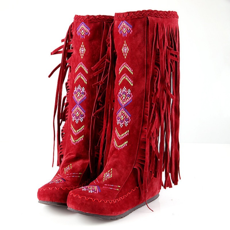 Püsküllü Botlar El Yapımı Nakı - Ethnic And Fashion incelemesi ve fiyatı