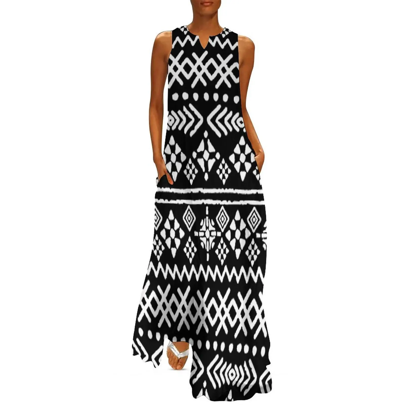 Vintage Etnik Uzun Elbise Kırm - Ethnic Boho Fashion incelemesi ve fiyatı