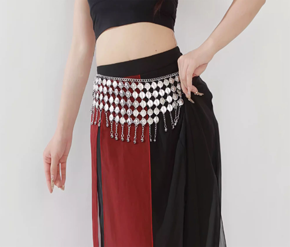 Moda alaşım paralar püskül bel - Ethnic Fashion Co In incelemesi ve fiyatı