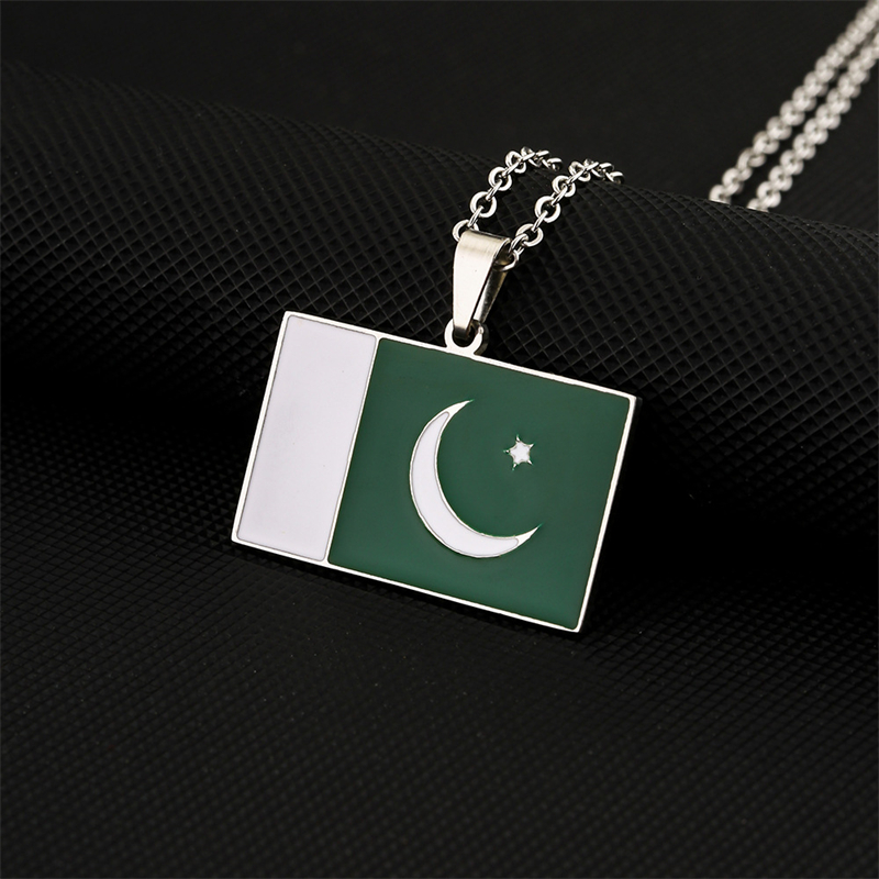 Pakistan ulusal bayrağı kolye  - Ethnic Fashion Pakistan incelemesi ve fiyatı