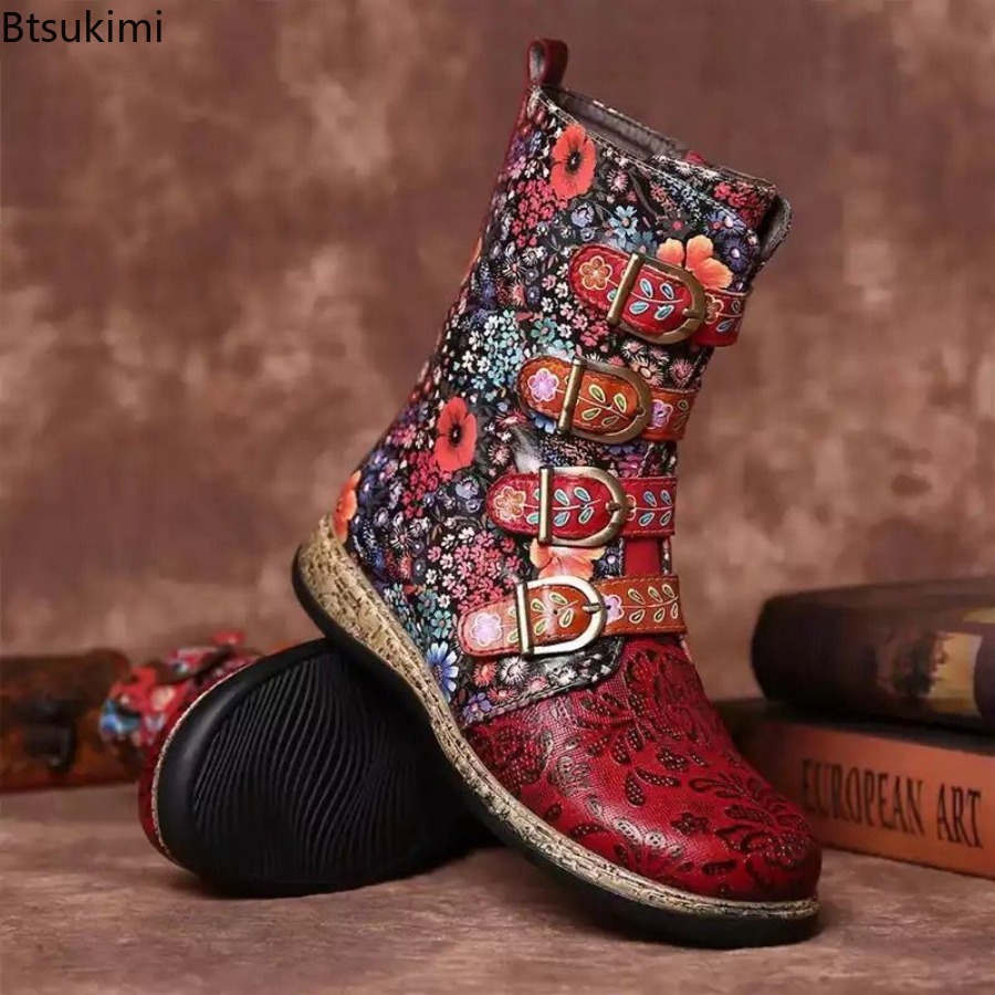 Etnik Tarz Kadın Baskılı Deri  - Winter Ethnic Fashion For Women incelemesi ve fiyatı