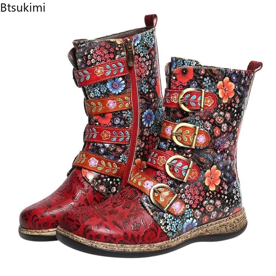 Etnik Tarz Kadın Baskılı Deri  - Winter Ethnic Fashion For Women incelemesi ve fiyatı