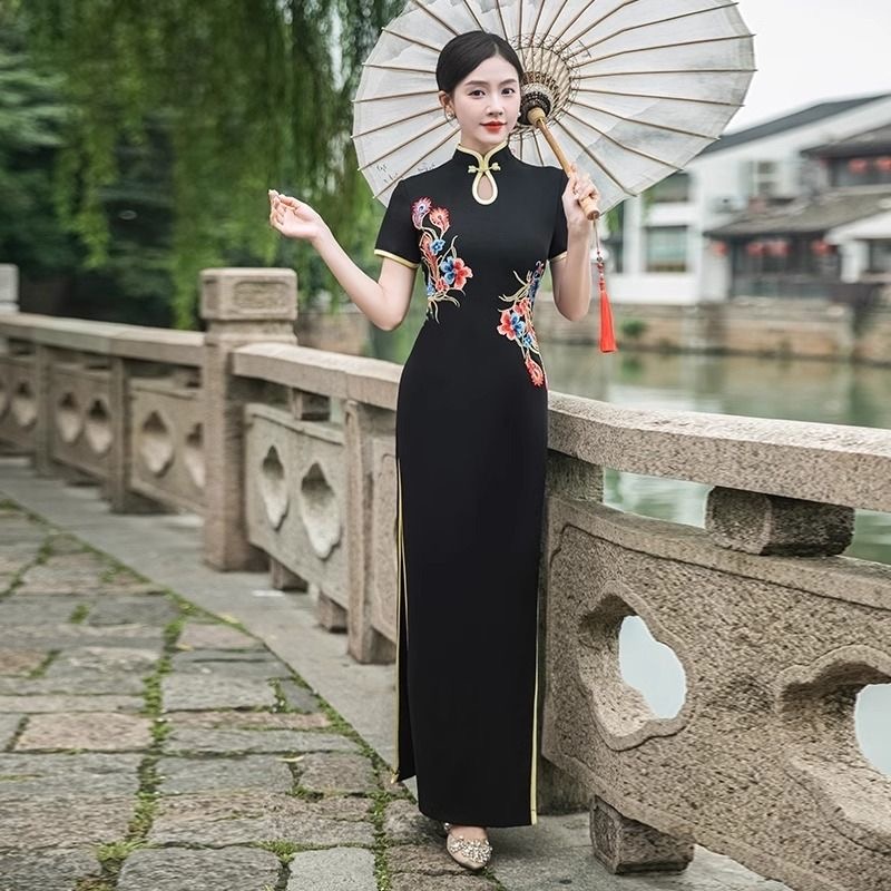Kadınlar Geleneksel Vietnam Ao - Ao Dai Vietnam Dress incelemesi ve fiyatı