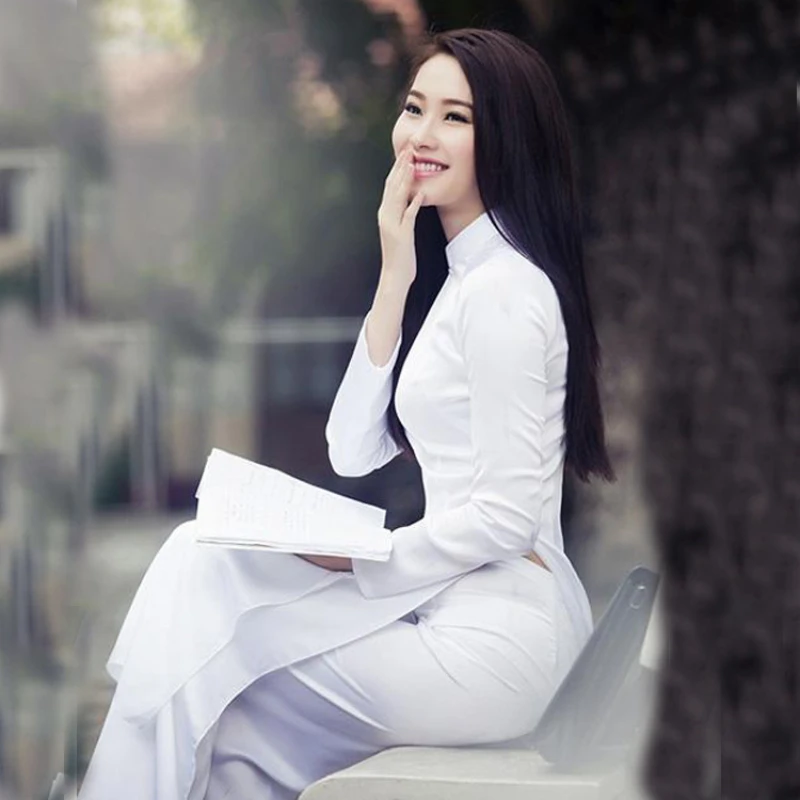 Ao Dai Vietnam Elbise Kadın Ge - Ao Dai Vietnam Dress incelemesi ve fiyatı