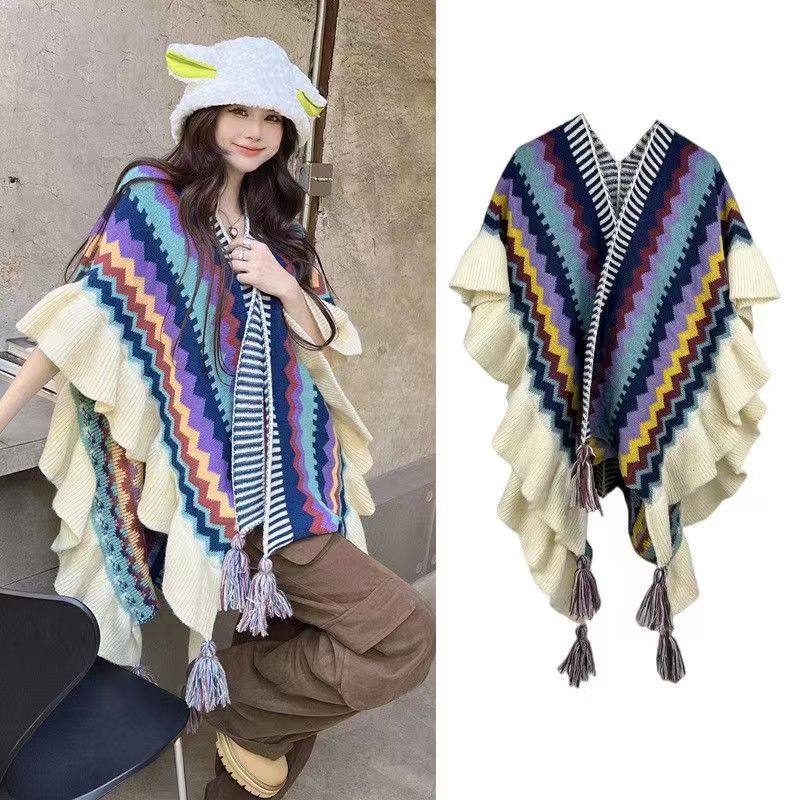 Kadın sıcak şal sarar etnik ta - Winter Ethnic Fashion For Women incelemesi ve fiyatı
