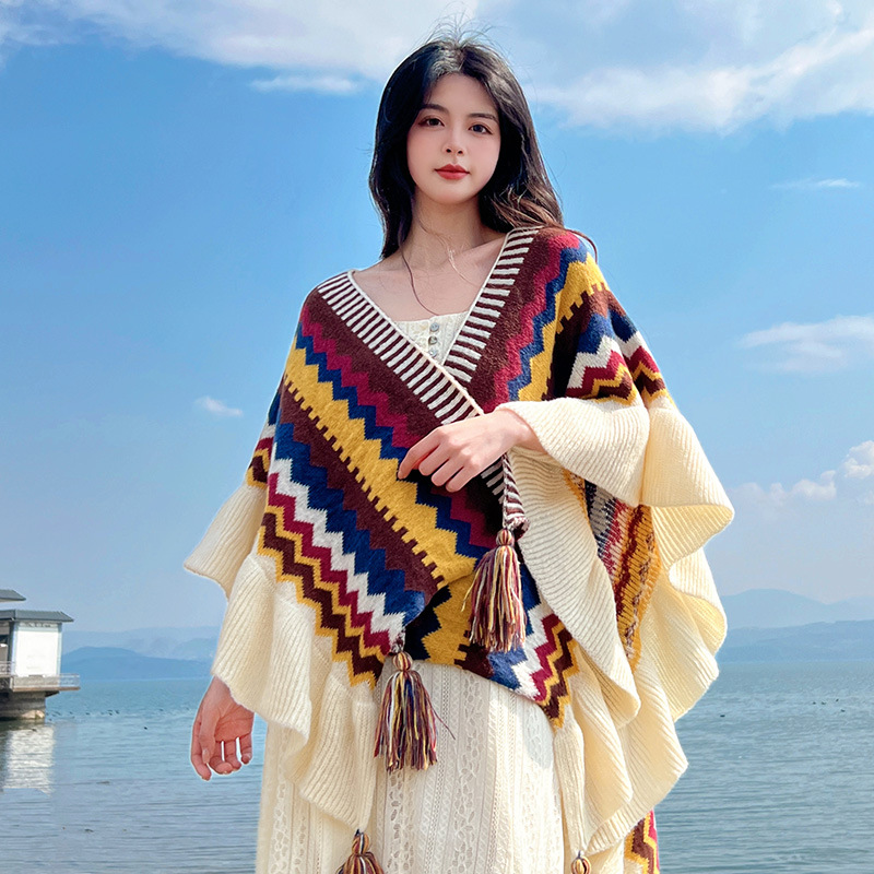 Kadın sıcak şal sarar etnik ta - Winter Ethnic Fashion For Women incelemesi ve fiyatı